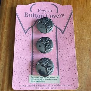Danforth Pewter Button Covers